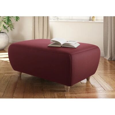 Home Affaire Boston Hocker - Microfaser, Bordeaux, 107x47x74cm Home Affaire Boston Hocker - Microfaser, Bordeaux, 107x47x74cm