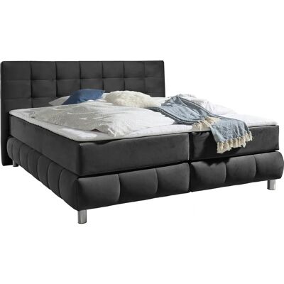 Andas Salo Boxspringbett - Grau - 200x200cm Andas Salo Boxspringbett - Grau - 200x200cm