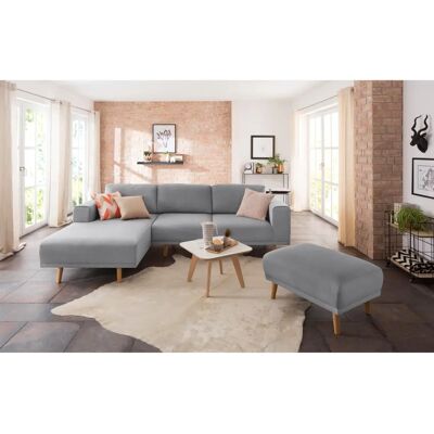 Home affaire Lasse L-Form Skandinavischer Stil Sofa Home affaire Lasse L-Form Skandinavischer Stil Sofa