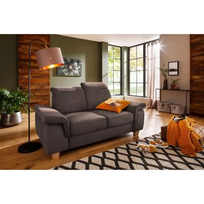 HOME AFFAIRE Dalia Sofa - Landhausstil, Federkern, Microfaser, braun HOME AFFAIRE Dalia Sofa - Landhausstil, Federkern, Microfaser, braun