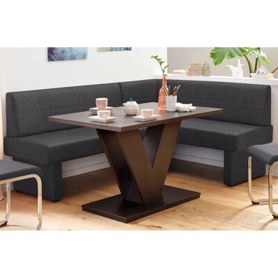 HOME AFFAIRE Nils - Microfaser Bezug FSC Massivholz Eckbank HOME AFFAIRE Nils - Microfaser Bezug FSC Massivholz Eckbank