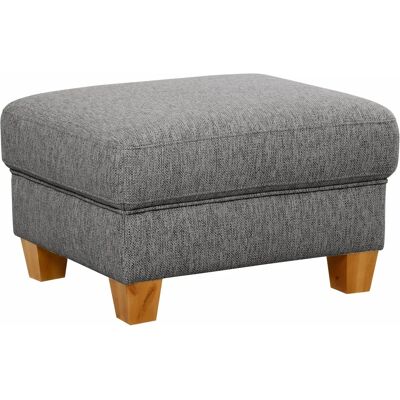 HOME AFFAIRE Borkum - Grau Hocker mit Microfaser & Struktur HOME AFFAIRE Borkum - Grau Hocker mit Microfaser & Struktur