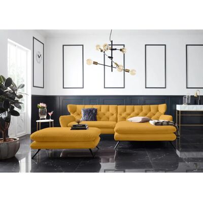 CANDY Beatrice Samt Modernes Sofa-Bank CANDY Beatrice Samt Modernes Sofa-Bank