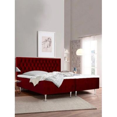 Places of Style Exklusives Boxspringbett - Rot, 180x200cm Places of Style Exklusives Boxspringbett - Rot, 180x200cm