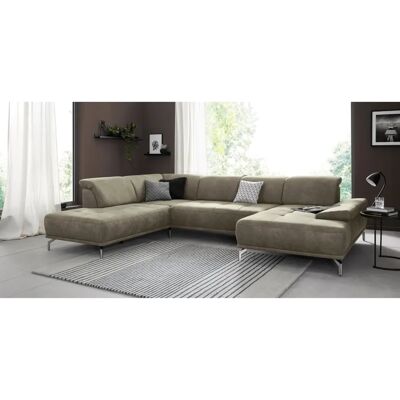 Places of Style Caluna U-Form Sofa - U-Form Vintage Microfaser Places of Style Caluna U-Form Sofa - U-Form Vintage Microfaser