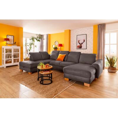 HOME AFFAIRE Dundee U-Form Sofa - U-förmiger Microfaser-Sofa HOME AFFAIRE Dundee U-Form Sofa - U-förmiger Microfaser-Sofa