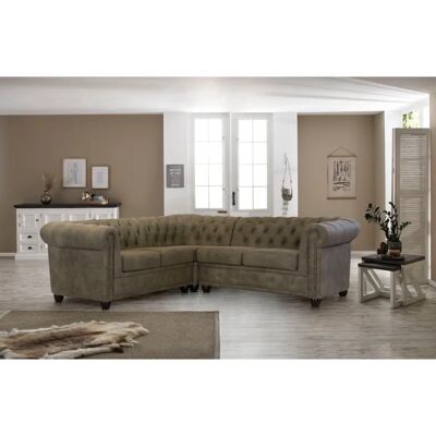 Home Affaire Rysum Microfaser-Sofa - L-Form, Grau - Sofas Home Affaire Rysum Microfaser-Sofa - L-Form, Grau - Sofas