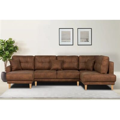 HOME AFFAIRE Triplo U-Form Sofa - U-Form Couch HOME AFFAIRE Triplo U-Form Sofa - U-Form Couch