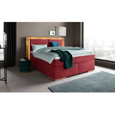Places of Style Cup Boxspringbett - Bordeaux Microfaser, LED, 160x200cm Places of Style Cup Boxspringbett - Bordeaux Microfaser, LED, 160x200cm