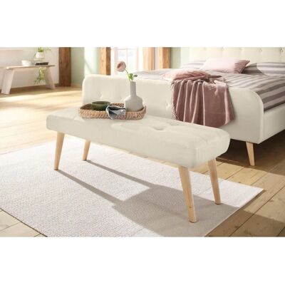 Home AFFAIRE Amrum Beige Struktur Polyester 120cm Sitzbank - Sitzbank Home AFFAIRE Amrum Beige Struktur Polyester 120cm Sitzbank - Sitzbank