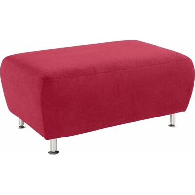 PLACES OF STYLE Manhattan Roter Stoffhocker - Fußhocker - Beistelltisch - Zusätzlicher Sitz - 101x45x68 cm PLACES OF STYLE Manhattan Roter Stoffhocker - Fußhocker - Beistelltisch - Zusätzlicher Sitz - 101x45x68 cm