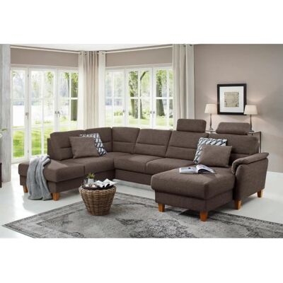 Home Affairs Palmera U-Form Sofa - Microfaser, 7,5 Sitzplätze Home Affairs Palmera U-Form Sofa - Microfaser, 7,5 Sitzplätze