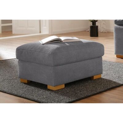 Home Affaire Ventura Polsterhocker - Grau, 70x44x70 cm Home Affaire Ventura Polsterhocker - Grau, 70x44x70 cm