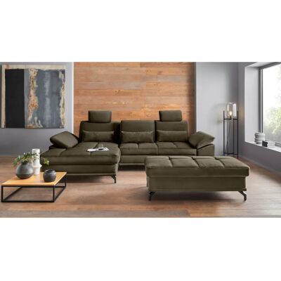 Places of Style Costello L-Form Sofa - Recamiere, Stauraum, Polyester Places of Style Costello L-Form Sofa - Recamiere, Stauraum, Polyester
