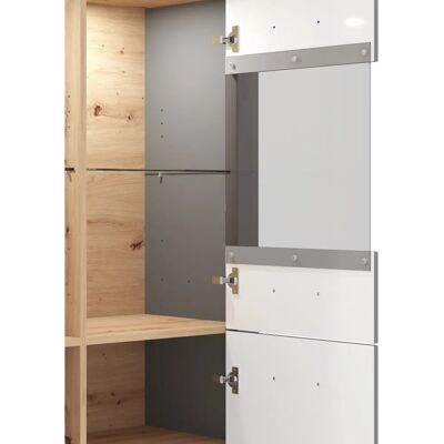 HOME AFFAIRE Valencia Schrank - Graphit grau, Artisan Eiche, Matt grau - Schrank HOME AFFAIRE Valencia Schrank - Graphit grau, Artisan Eiche, Matt grau - Schrank