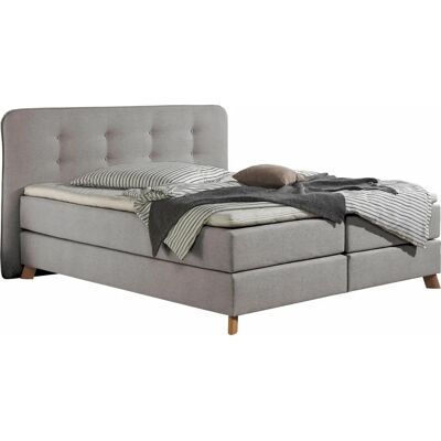 Home AFFAIRE Cecina Silbergrau Boxspringbett - Bett Home AFFAIRE Cecina Silbergrau Boxspringbett - Bett