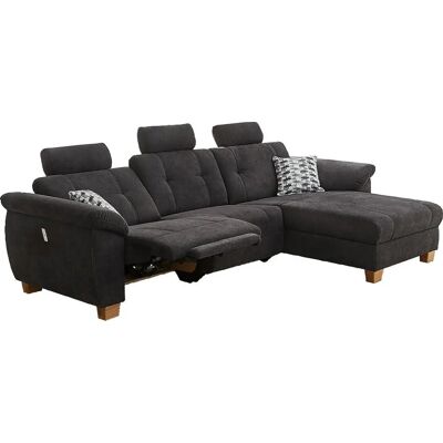 JOCKENHÖFER GRUPPE Savona L-Form Sofa - Motorisierte Microfaser, Schwarz - Sofa JOCKENHÖFER GRUPPE Savona L-Form Sofa - Motorisierte Microfaser, Schwarz - Sofa