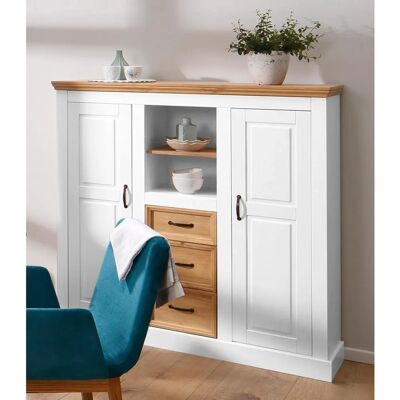 Home Affaire Selma Weiß Beizt Sideboard - Sideboard Home Affaire Selma Weiß Beizt Sideboard - Sideboard