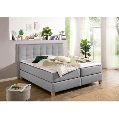 Home Affaire Grau Komplett Boxspringbett - 160x200cm Home Affaire Grau Komplett Boxspringbett - 160x200cm