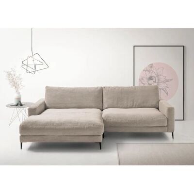 INOSIGN Downtown L-Form Taupe Cord Sofa - Sofa INOSIGN Downtown L-Form Taupe Cord Sofa - Sofa