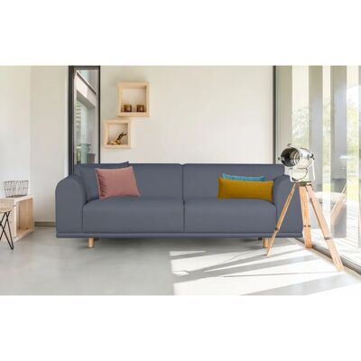 Andas Maroon 3-Sitzer Sofa - Skandinavisches Design Andas Maroon 3-Sitzer Sofa - Skandinavisches Design