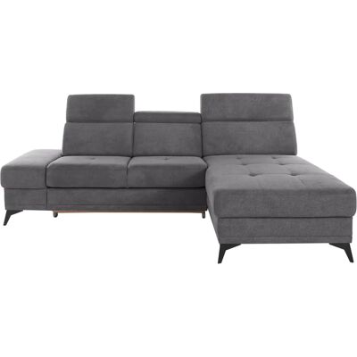 INOSIGN Cardiz L-Form Sofa - Microfaser Paris - Recamiere, Bettfunktion INOSIGN Cardiz L-Form Sofa - Microfaser Paris - Recamiere, Bettfunktion