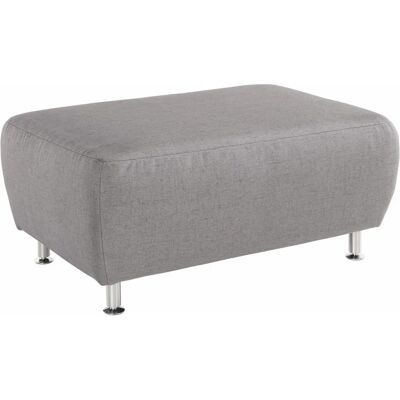 Places of Style Manhattan - Fußhocker, Grau, Stoff, 101x45x68cm - Hocker Places of Style Manhattan - Fußhocker, Grau, Stoff, 101x45x68cm - Hocker