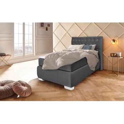 Leonique Rumba Samt-Boxspringbett Leonique Rumba Samt-Boxspringbett