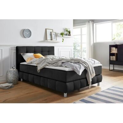 Andas Salo Boxspringbett - 7-Zonen Matratze, Anthrazit Andas Salo Boxspringbett - 7-Zonen Matratze, Anthrazit
