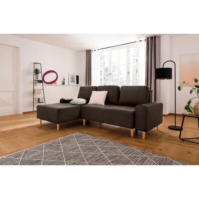 INOSIGN Samu L-Form Sofa - Mikrofaser, Bett, Links INOSIGN Samu L-Form Sofa - Mikrofaser, Bett, Links