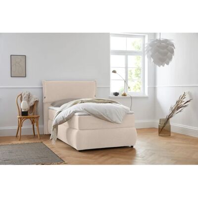 Andas Jenson Beige Boxspringbett - 7-Zonen, H3, 128x225cm Andas Jenson Beige Boxspringbett - 7-Zonen, H3, 128x225cm