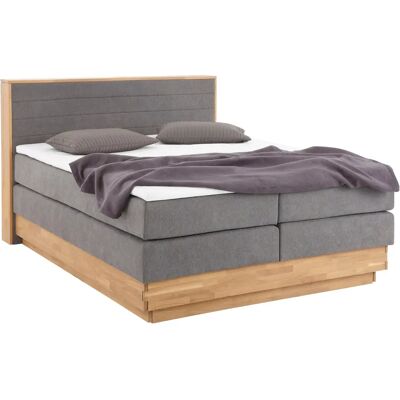HOME AFFAIRE Cavan Boxspringbett - 7-Zonen-Tonnentaschenfederkern, Eiche, Anthrazit HOME AFFAIRE Cavan Boxspringbett - 7-Zonen-Tonnentaschenfederkern, Eiche, Anthrazit