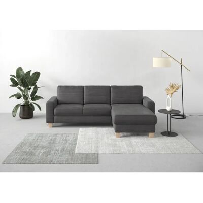 HOME AFFAIRE Sommer L-Form Sofa - Recamiere rechts, Polyester, Breitcord, Made in Europe HOME AFFAIRE Sommer L-Form Sofa - Recamiere rechts, Polyester, Breitcord, Made in Europe