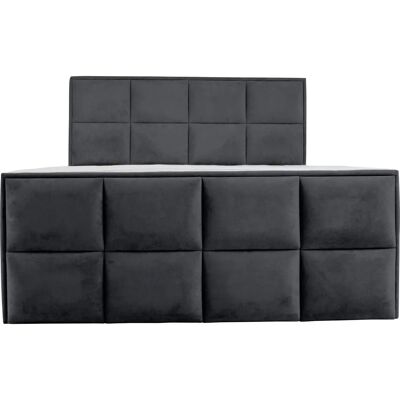 LEONIQUE Timeo - Samtvelours Boxspringbett - 180x200cm LEONIQUE Timeo - Samtvelours Boxspringbett - 180x200cm