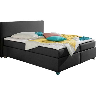 INOSIGN Eliana Boxspringbett - Grau - Komplettbett mit Topper INOSIGN Eliana Boxspringbett - Grau - Komplettbett mit Topper