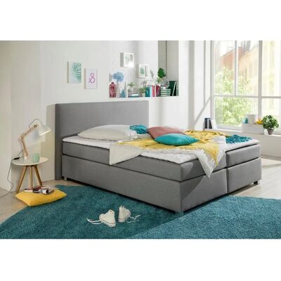 INOSIGN Eliana Grau Boxspringbett - Bett mit Kopfteil INOSIGN Eliana Grau Boxspringbett - Bett mit Kopfteil