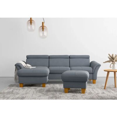 HOME AFFAIRE Lindgren L-Form Sofa - Hellblau - Landhaus Stil HOME AFFAIRE Lindgren L-Form Sofa - Hellblau - Landhaus Stil