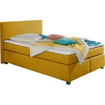 INOSIGN Eliana Gelb Boxspringbett - Komplett, 140x220cm INOSIGN Eliana Gelb Boxspringbett - Komplett, 140x220cm
