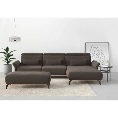 Places of Style Fjord L-Form Sofa - Haltbares Gewebe, Europäische Handwerkskunst Places of Style Fjord L-Form Sofa - Haltbares Gewebe, Europäische Handwerkskunst