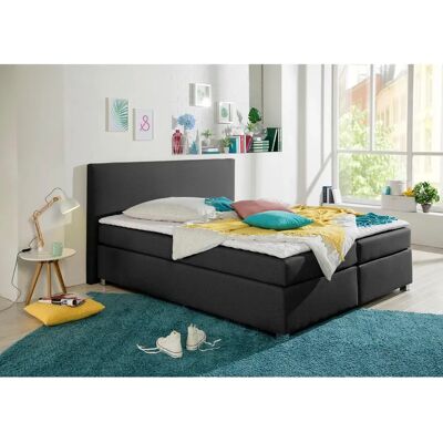 INOSIGN Eliana Boxspringbett - Grau - 160x220cm - Komplettbett mit Topper INOSIGN Eliana Boxspringbett - Grau - 160x220cm - Komplettbett mit Topper