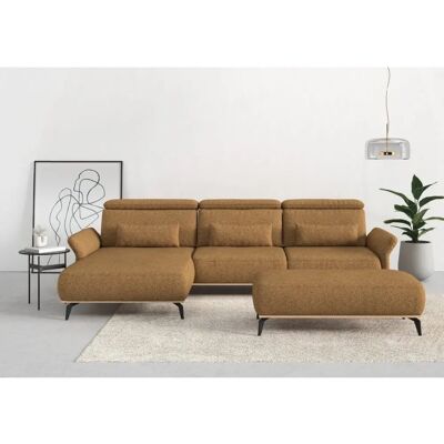 PLACES OF STYLE Fjord L-Form Couch - Senfgelb - 324cm x 93cm x 184cm - Ecksofa PLACES OF STYLE Fjord L-Form Couch - Senfgelb - 324cm x 93cm x 184cm - Ecksofa