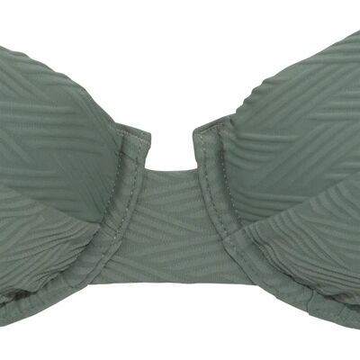 Sunseeker Loretta Bikini-Top - Unifarben, Strukturmuster, Verstellbare Träger Sunseeker Loretta Bikini-Top - Unifarben, Strukturmuster, Verstellbare Träger