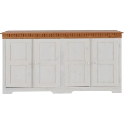 HOME AFFAIRE Lisa Sideboard - 4-türig, Massivkiefer, 158,5cm breit HOME AFFAIRE Lisa Sideboard - 4-türig, Massivkiefer, 158,5cm breit