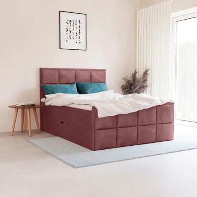 LEONIQUE Timeo Samtvelours Boxspringbett - Boxspring Bed LEONIQUE Timeo Samtvelours Boxspringbett - Boxspring Bed