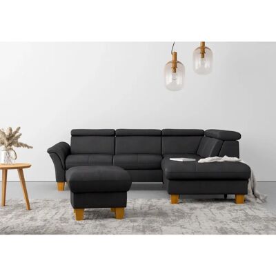 HOME AFFAIRE Lindgren - Mikrofaser-Ecksofa mit TV, Ottomane rechts HOME AFFAIRE Lindgren - Mikrofaser-Ecksofa mit TV, Ottomane rechts