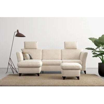 HOME AFFAIRE Trelleborg L-Form Beige Sofa - Sofa HOME AFFAIRE Trelleborg L-Form Beige Sofa - Sofa
