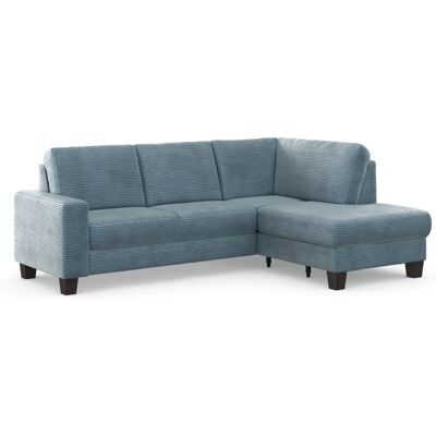 HOME AFFAIRE Sommer L-Form Sofa - L-Form, Blau, Ottomane, Ohne Bettfunktion HOME AFFAIRE Sommer L-Form Sofa - L-Form, Blau, Ottomane, Ohne Bettfunktion