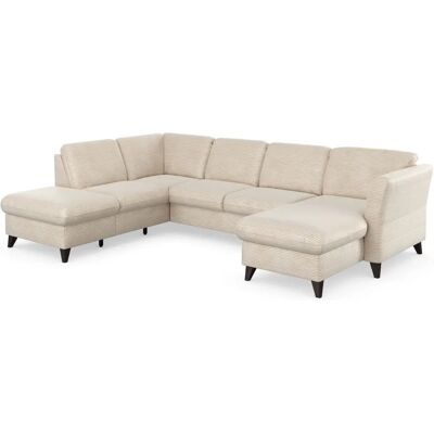 HOME AFFAIRE Trelleborg U-Form Sofa - U-förmiges beiges Stoffsofa HOME AFFAIRE Trelleborg U-Form Sofa - U-förmiges beiges Stoffsofa