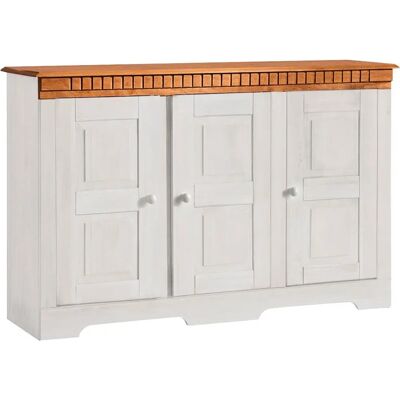 HOME AFFAIRE Lisa Sideboard - 3-türig, Massiv Kiefer, 122x35x80 cm HOME AFFAIRE Lisa Sideboard - 3-türig, Massiv Kiefer, 122x35x80 cm