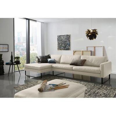 Candy Aidan L-Form Leder-Couch - Sofa Candy Aidan L-Form Leder-Couch - Sofa
